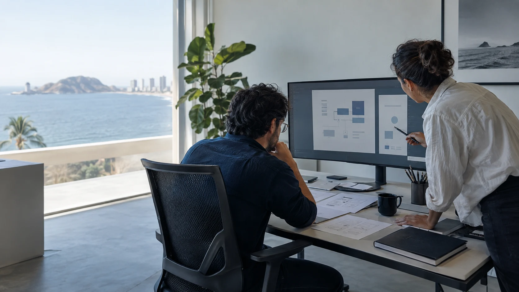 Equipo de producto de RioDevz definiendo la arquitectura de una solución